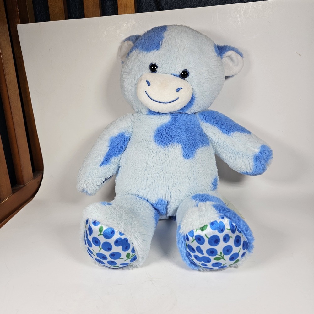 Build-A-Bear Workshop Blueberry Cow Milkshake Plush Retired Scented